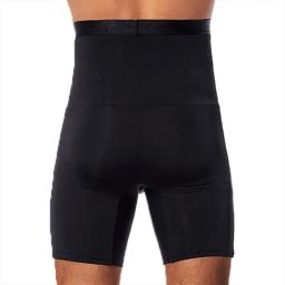 Homens barriga controle shorts corpo shaper compressão cintura alta trainer barriga trimmer emagrecimento shapewear boxer roupa interior fajas calças - Image 3