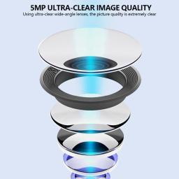 Mini câmera de vigilância sem fio wi-fi, gravação de áudio e vídeo universal, tudo em um, câmera de detecção de movimento para segurança doméstica - Image 4