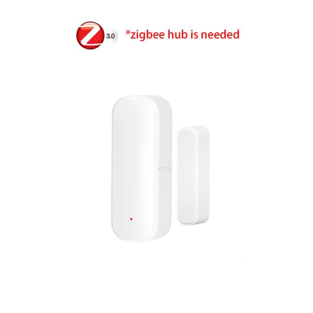 Sensor de Porta/Janela Tuya Zigbee 3.0 Detector Magnético de Segurança Residencial Inteligente