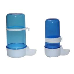 Bebedouro Automático Suspenso de Plástico para Pássaros, Comedouro para Papagaios, Alimentador para Gaiola de Pássaros, Alimentador para Periquitos Azuis e Pombos, 415ml 240ml - Image 3