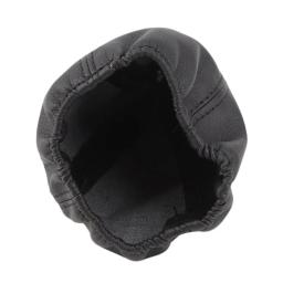 Couro do plutônio mudança de engrenagem do carro vara gaiter boot capa à prova de poeira universal caixa de velocidades lidar com proteção preto capa de mudança de engrenagem do carro - Image 5