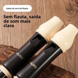 Flauta Vertical de Oito Furos AULOS 205AE, Estilo Britânico B Barroco, Escala Alemã C, Instrumento de Sopro em Material ABS - Image 2