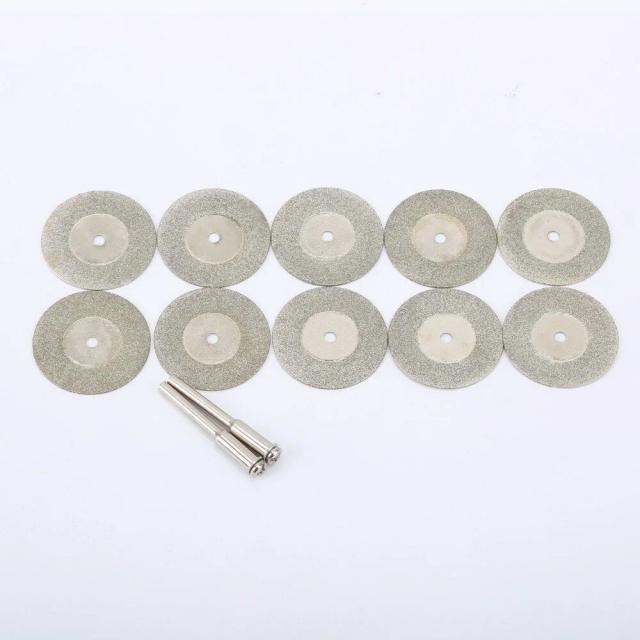 Discos de Corte Diamantados 30mm para Ferramenta Rotativa - Kit com 10 peças