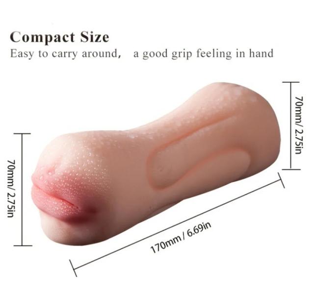 Brinquedos Sexuais para Homens, Masturbação com Garganta Profunda, Vagina Artificial Realista, Masturbador Oral Masculino, Vagina de Borracha Realista