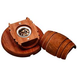 Defumador de Whisky de Madeira para Coquetéis, Infusor de Bebidas Espirituosas, Ferramenta de Bar para Homens, Pais, Maridos, Namorados, Família e Amigos - Image 6