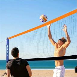 Rede de vôlei interna e externa portátil, vôlei e badminton, adequada para quintal, uso interno/externo! (excluindo suporte) - Image 2