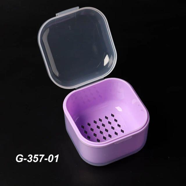Estojo de Limpeza para Brocas de Unha Portátil - Ferramenta de Esterilização de Manicure