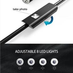 Hd1920p câmera de inspeção endoscópica tipo-c mini câmera de inspeção ip67 carro esgoto pipeline boroscópio para android ios iphone - Image 5