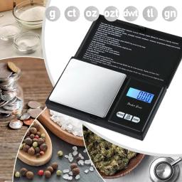 0.01g jóias mini balança eletrônica de aço inoxidável balança de bolso digital balança de peso de grama de ouro balança de bolso portátil - Image 2