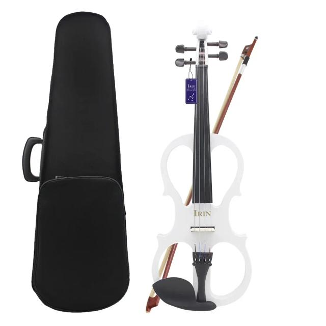Irin Violino Elétrico 4/4 Corpo em Bordo Silencioso