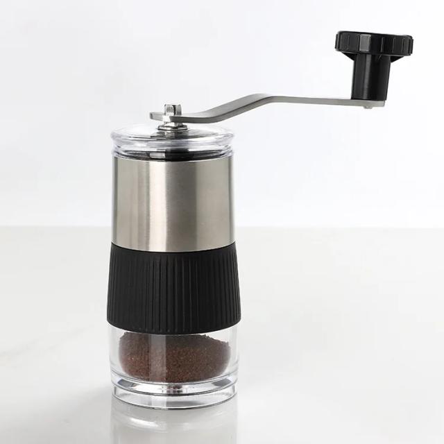Moedor de Café Manual de Aço Inoxidável e Cerâmica com Núcleo Cerâmico
