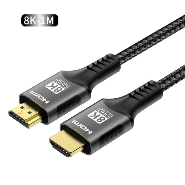 Cabo HDMI 2.1 Ultra Velocidade 8K @ 60Hz 48Gbps HDR para RTX, PC, Laptop, Projetor, TV