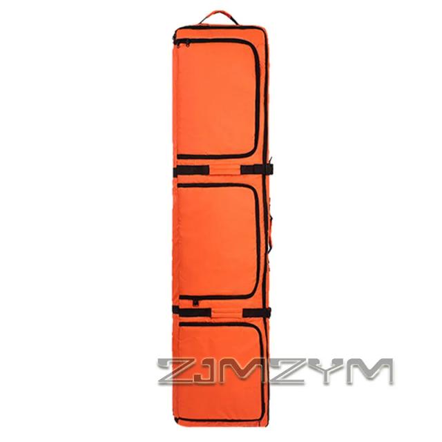 Mochila de Esqui com Separação a Seco e Úmido, Bagagem com Rodas, Bolsa de Equipamento de Esqui de Ombro, Bagagem de Despacho, Viagem ao Ar Livre