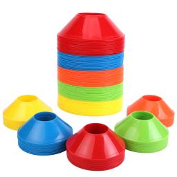 10 pçs sinal de treinamento de futebol prato resistente à pressão cones marcadores discos balde ao ar livre basquete treinamento de futebol esportes - Image 1