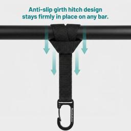 Mosquetão Multifuncional com Gancho de Mola, Clipe Rápido EDC para Pendurar Bicicletas Elétricas, Chaveiro DIY para Mochilas e Equipamentos de Acampamento - Image 2