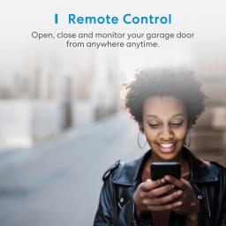Meross HomeKit: Novo Abridor de Porta de Garagem Inteligente WiFi com Sensores e Controle Remoto, Compatível com Alexa, Google Assistant e SmartThings - Image 5