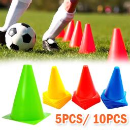 Cones de futebol de plástico equipamento de treinamento de futebol 18cm cones de marcação crianças cone de tráfego discos de agilidade curso de obstáculo esportes - Image 1