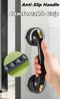 Barra de apoio para chuveiro, para banheiras, duchas, sucção, banheiro, banheira, alças para deficientes, idosos, aderência de segurança - Image 1