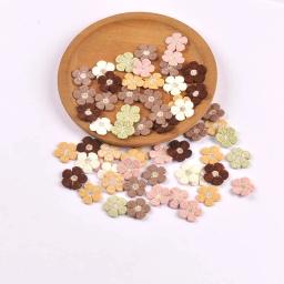 20 peças de apliques de flores mini de 2,1 cm, suprimentos de costura DIY para decoração de roupas, chapéus e bolsas, sem cola cp4325 - Image 5