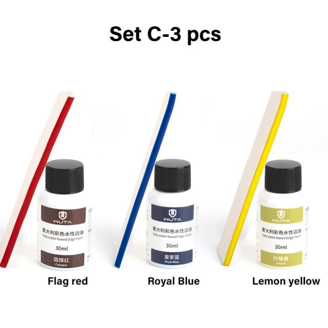 WUTA Pintura de Borda de Couro a Óleo 30ml Cores Misturáveis