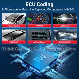 THINKCAR ThinkDiag 2 Ferramenta de Diagnóstico OBD2 com Protocolo CanFD, 15 Serviços de Redefinição, 1 Ano Grátis, Codificação Bidirecional de ECU - Image 6