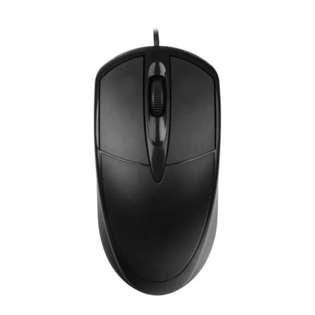 Mouse Óptico Com Fio 1.2m 1200DPI Escritório e Casa