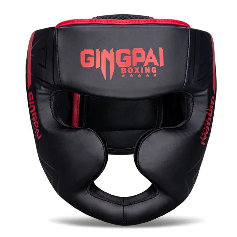 Kick boxe capacete karate muay thai guantes de boxeo luta livre chapelaria mma cabeça guarda sanda treinamento adultos crianças equipamentos - Image 1