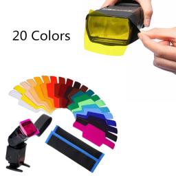Filtros Speedlite Cor Géis para Câmera Canon, Filtro Géis Fotográficos, Flash Speedlight, 20pcs - Image 2