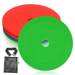 12 Marcadores de Disco Plano para Futebol, Equipamento de Treino para Adultos, Acessórios para Desenvolvimento de Habilidades e Exercícios de Movimento dos Pés em Ambientes Internos - Image 3