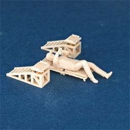 Kicarmod 1/64 reparador de automóveis, mudança de figura de óleo, modelo de resina incolor, reparo de inclinação, escada, acessórios de cena, ferramentas - Image 2