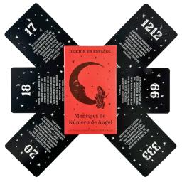 Oráculo en Español, Mensajes de Número de Ángel, 53 cartas, Números Angelicales Angel Number Messagens Baralho de cartas de tarô Future Te - Image 3