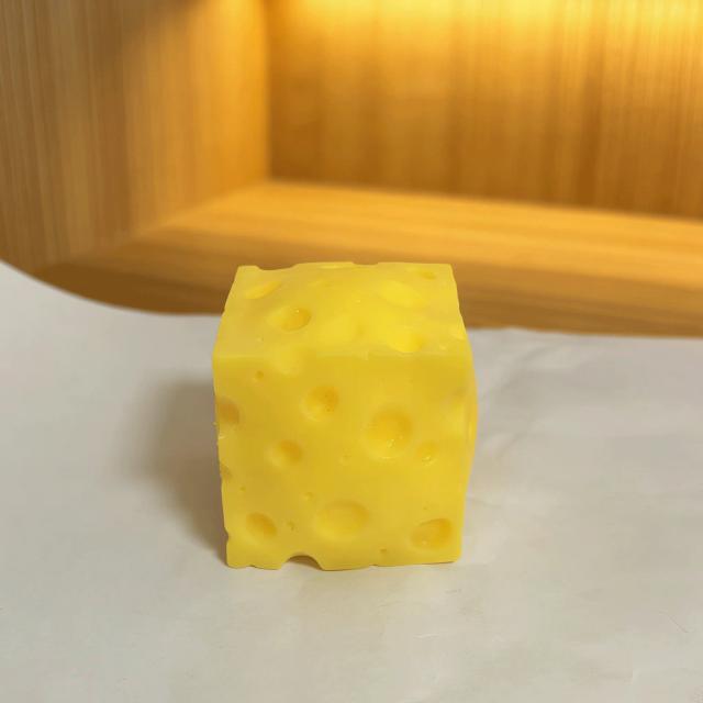 Brinquedo de Queijo Squishy Anti-Stress 5cm
