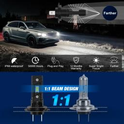 Xstorm 2 peças h7 lâmpada de farol led 100w 20000lm cps led canbus lâmpadas automotivas 6500k lâmpada de luzes led para carro 12v farol de caminhão - Image 6