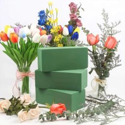Bloco de espuma floral verde, arranjo de flores diy, esponja seca e molhada, tijolos absorventes para flores, aniversário, casamento, decoração de jardim - Image 2