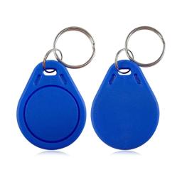 10/50/100 peças 13.56mhz rfid keykobs somente leitura s50 proximidade ic cartão inteligente token tag chave fobs para sistema de controle de acesso - Image 3