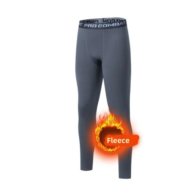 Roupa Interior Térmica Masculina Inverno - Leggings de Velo Quente - Tamanho 3XL