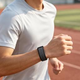 Pulseira de nylon para google fitbit air, pulseira ultrafina, leve e respirável, de liberação rápida, para fitbit air, substitui pulseiras de pulso - Image 5