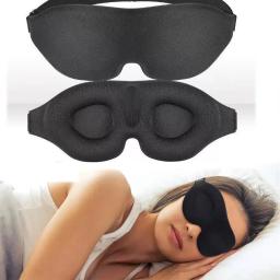Máscara para Dormir 3/2/1 peças, Máscara 3D Super Macia para Bloquear a Luz, Ideal para Mulheres, Homens e Família, para Uso em Viagens e em Casa - Image 1