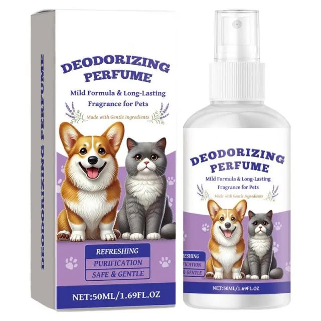 Eliminador de Odor Pet Spray Desodorizador Portátil 50ml