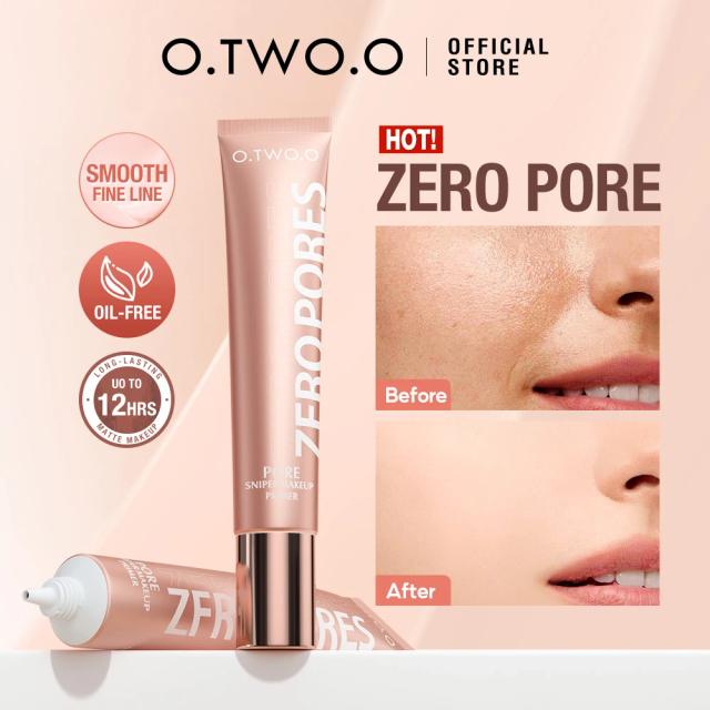 O.TWO.O Base de Maquiagem Poreless Primer 20ml Acabamento Matte Controle de Oleosidade