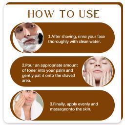 Loção Pós-Barba para Homens - Centella Asiatica Natural Absorve Rapidamente para Limpar e Tonificar a Pele com Sensação Refrescante - Loção Pós-Barba Masculina - Image 6