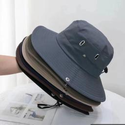 Chapéu de Verão Masculino com Proteção UV, Aba Larga, Ideal para Caça, Caminhadas, Pesca e Ciclismo - Image 1