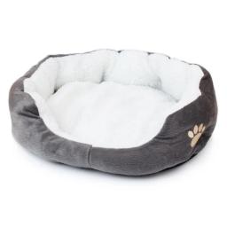 Cama para Cães de Pelúcia com Design de Urso Aconchegante, Cama Macia para Animais de Estimação para Cães Pequenos e Grandes - Image 4