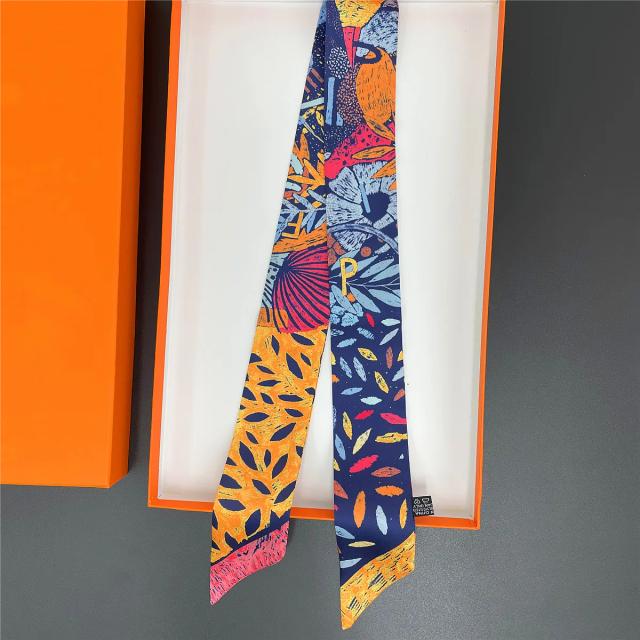 Lenço Longo Feminino para Cabelo e Acessórios - Fita Estreita