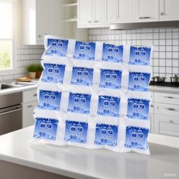 Pacotes de gelo absorventes reutilizáveis, autoadesantes, pacotes de gelo, bebidas comprimidas frias, gel de preservação de alimentos, pacotes de gelo seco - Image 1