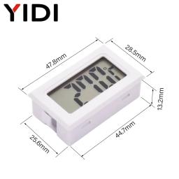 Mini digital squarethermo higrômetro termômetro sonda tester medidor de umidade temperatura interior sensor instrumento medidor detector - Image 6