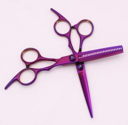 Tesoura de cabelo profissional, 6.0 polegadas, desbaste, cabeleireiro, conjunto de corte de cabelo, salão de beleza, barbeiro e casa, aço japonês 1001 - Image 2
