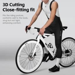 West biking ciclismo bib calças respirável de secagem rápida dos homens calças de ciclismo calças de bicicleta esportes ao ar livre calças buffer zona - Image 5