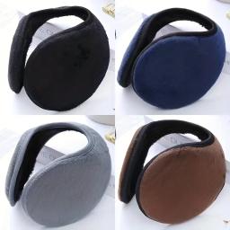 1 pçs pérola earmuffs bonito outono e inverno para manter quente confortável unisex aquecedores imitação de coelho pelúcia orelha muff atacado - Image 4