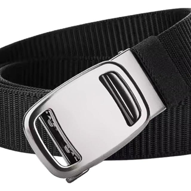 Cinto de Nylon para Homens, Acessórios de Vestuário, Cintos de Lona Duráveis com Fivela Automática para Escalada em Montanha
